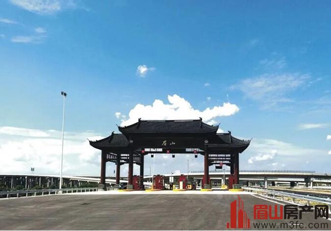 成乐高速公路眉山收费站