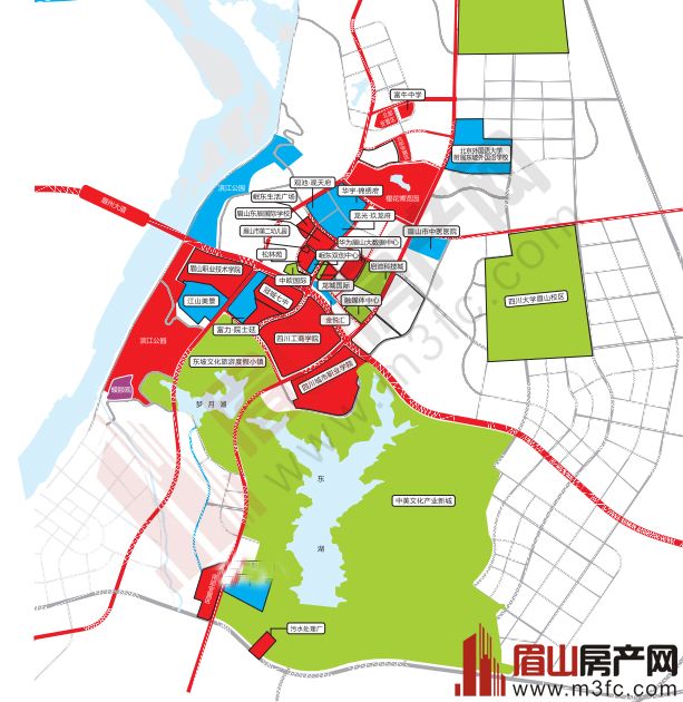 "东彭仁新一体融合发展"眉山下的这盘大棋,岷东又站c位-楼市快讯-眉山
