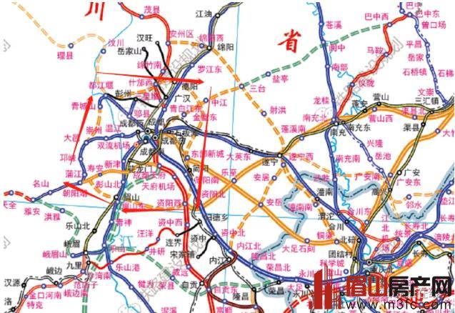 加快成都都市圈市域(郊)铁路网构建,推进成都至德阳,资阳,眉山的市域
