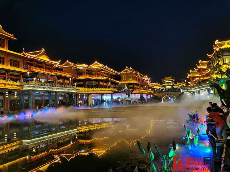 商业水街实景拍摄