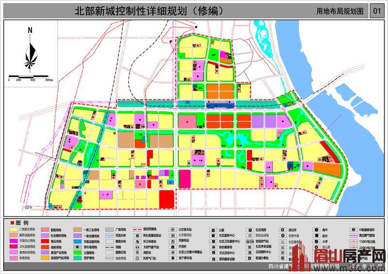 眉山北部新城规划图片