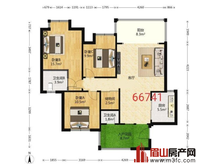 ��ͥ���� 3��2��2�� 105�O