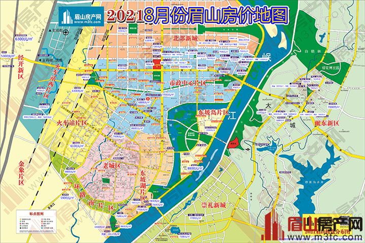 真是好图:8月眉山房价神图来了,买房你可以不求人!-楼市快讯-眉山房产网