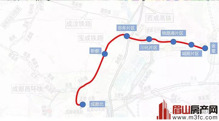 成都市域铁路S5线图片