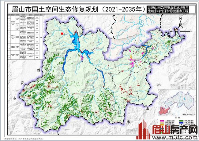 2021-2035眉山国土空间生态修复规划 2021-2035眉山国土空间生态修复规划